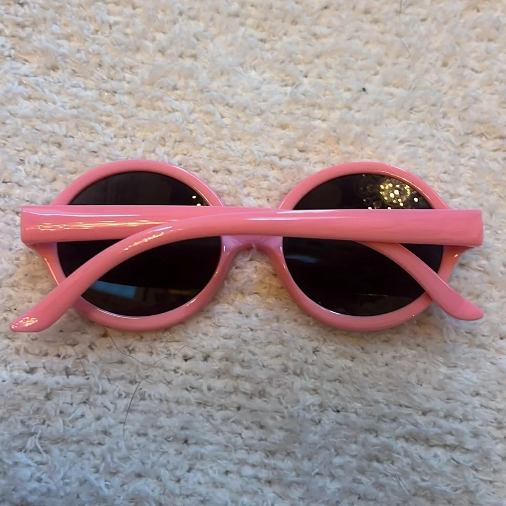 Janie & Jack round pink sunglasses size girls 4-6